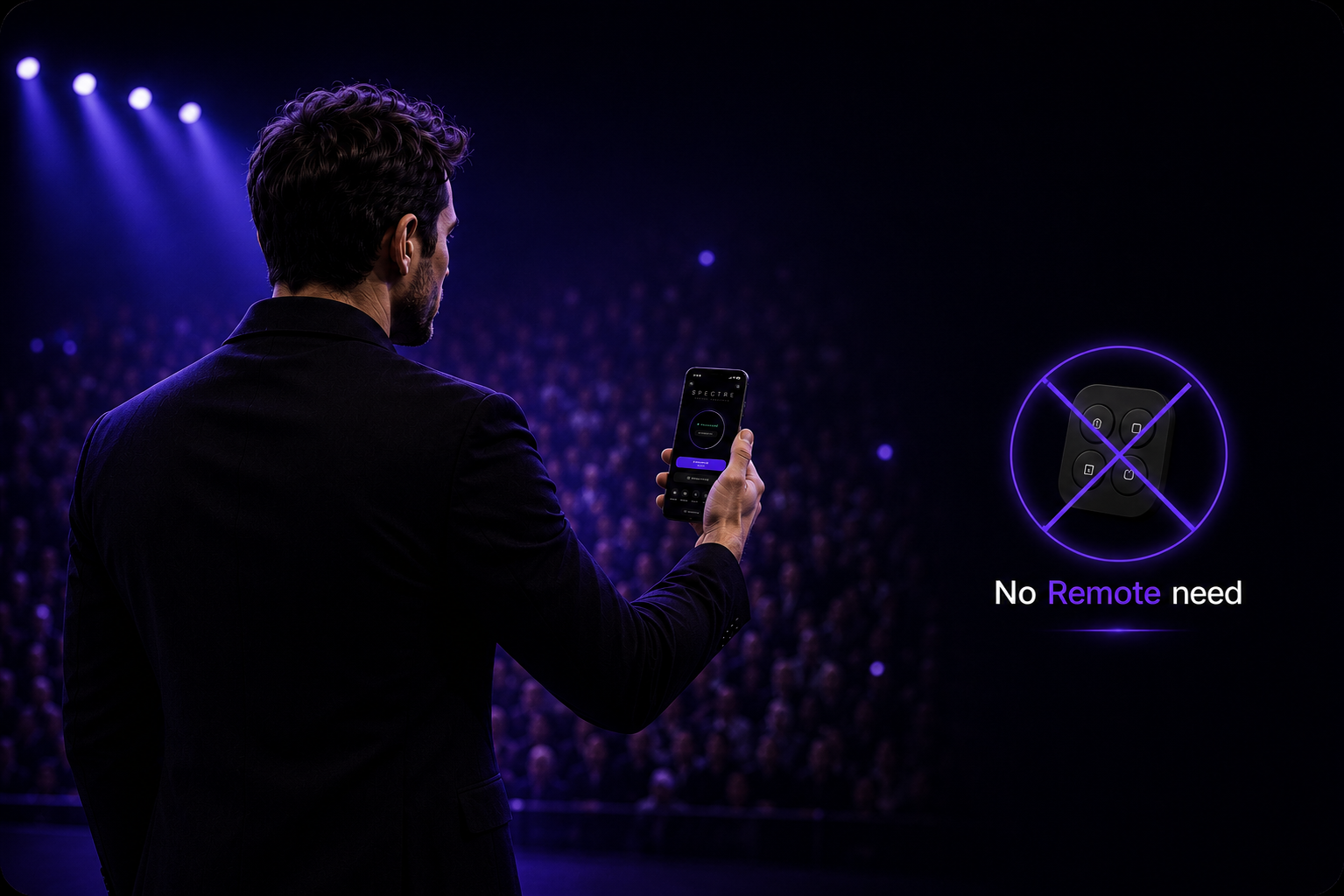 Directly Connects to Their iPhone, No External Remotes Required