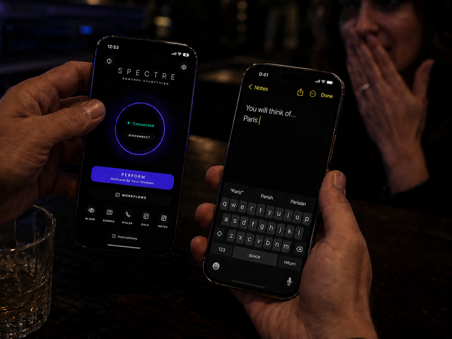 Predictions and Digital Magic on their iPhone